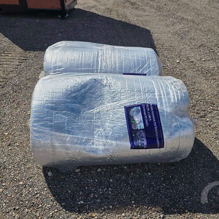 QTY. (2) BUBBLE ALUMINUM FOIL REFLECTIVE INSULATIO