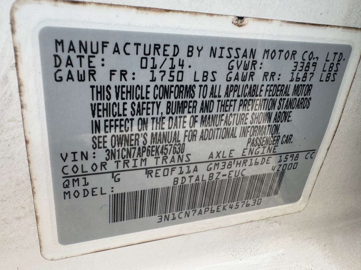 2014-nissan-versa-sv-4dr-sedan---56,707-actual-miles-image-27