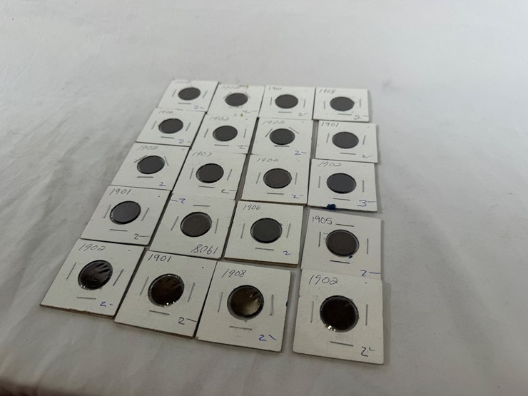#40144-•-(20)-1901-1908-indian-head-pennies-image-1