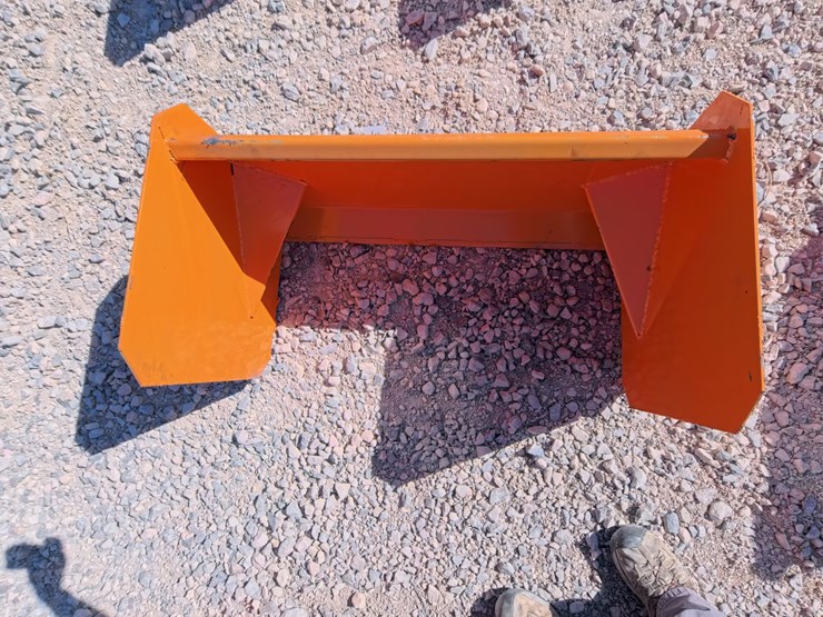 #3041-•-new-40-inch-snow-pusher-(mini-skid-steer-quick-attach)-image-1