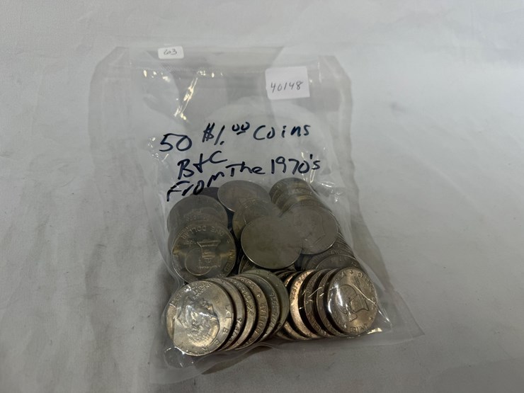 #40148-•-(50)-1970s-bicentennial-dollar-coins-image-2
