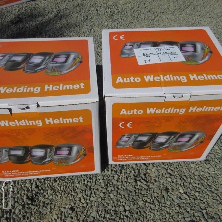 (2) WELDING HELMETS