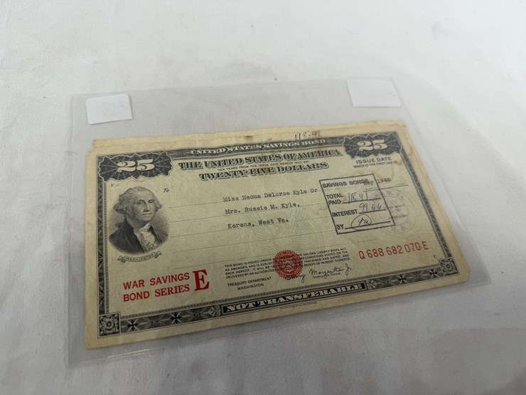 #40140-•-(2)-twenty-five-dollar-savings-bond-image-5