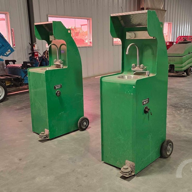 QTY. (2) PORTABLE MOBILE HANDWASHING STATIONS
