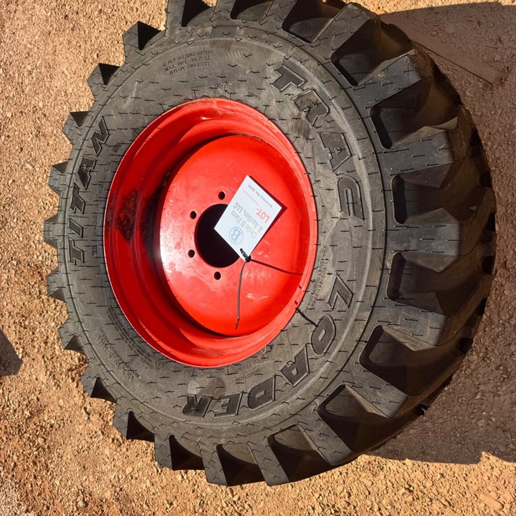#8216 • Trac Loader 15x19.5 tractor tire