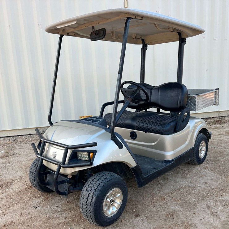 2008 Yamaha Drive YDRE Electric Golf Cart w/ Rear Utility Box