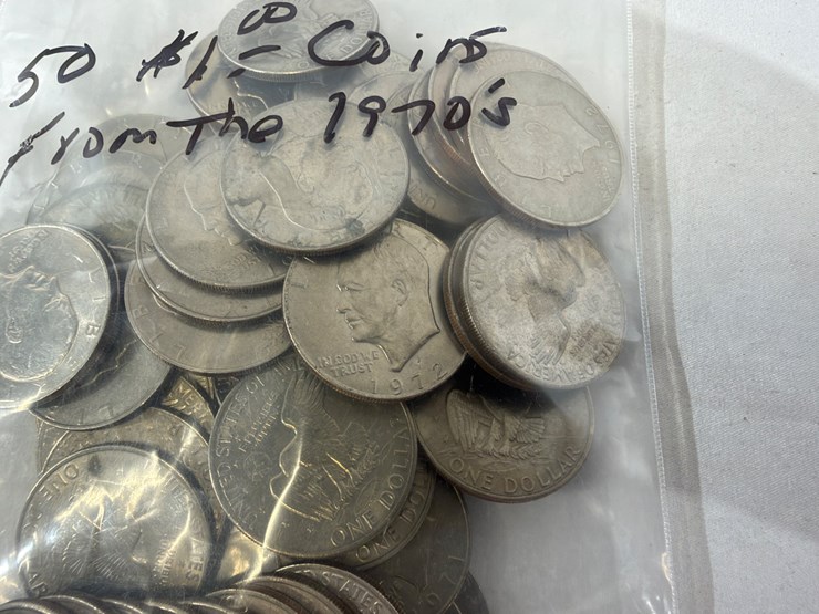 #40135-•-(50)-1970s-dollar-coins-image-10