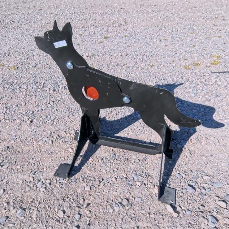 #3109 • NEW Steel Coyote Shooting Target