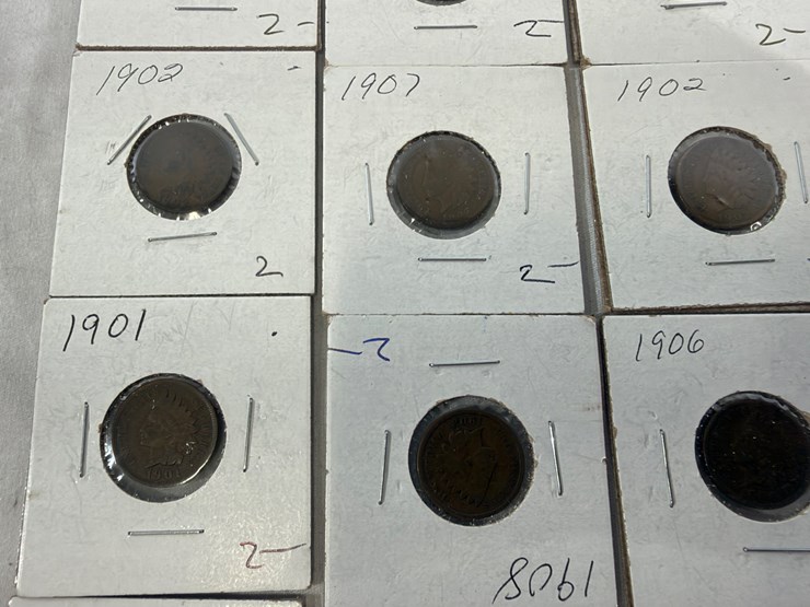#40144-•-(20)-1901-1908-indian-head-pennies-image-5