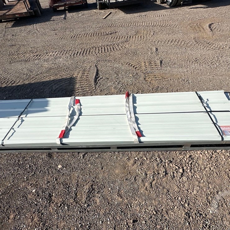 QTY. (70) WHITE METAL ROOF PANELS