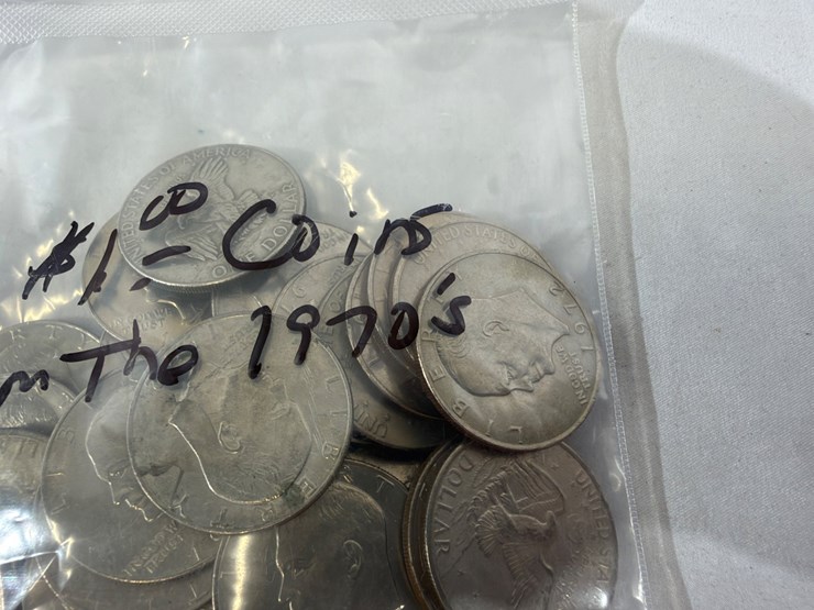 #40135-•-(50)-1970s-dollar-coins-image-9