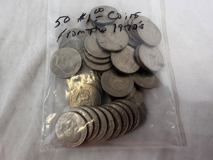 #40135-•-(50)-1970s-dollar-coins-image-3