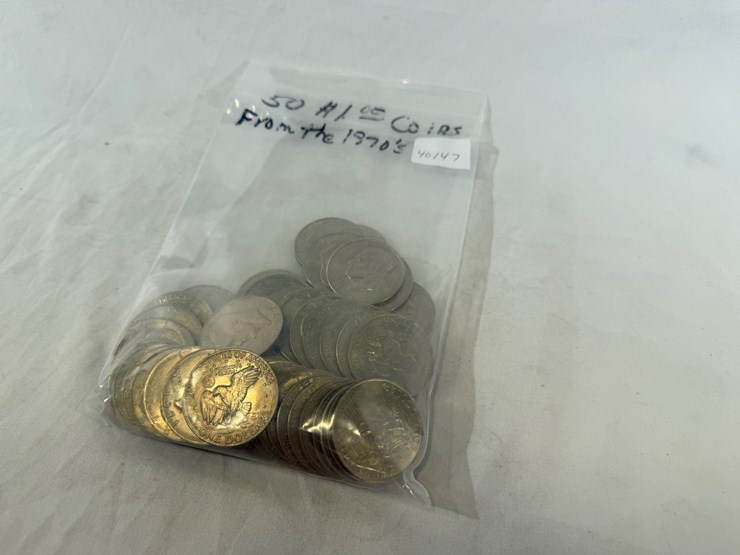 #40147-•-(50)-1970s-dollar-coins-image-1