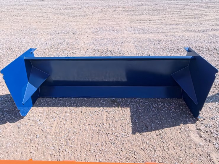 #3079-•-new-skid-steer-quick-attach-8ft-snow-pusher-image-2