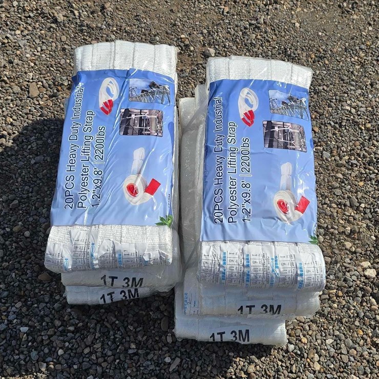 QTY. (2) PACKS OF 20PCS HEAVY DUTY INDUSTRIAL POLY
