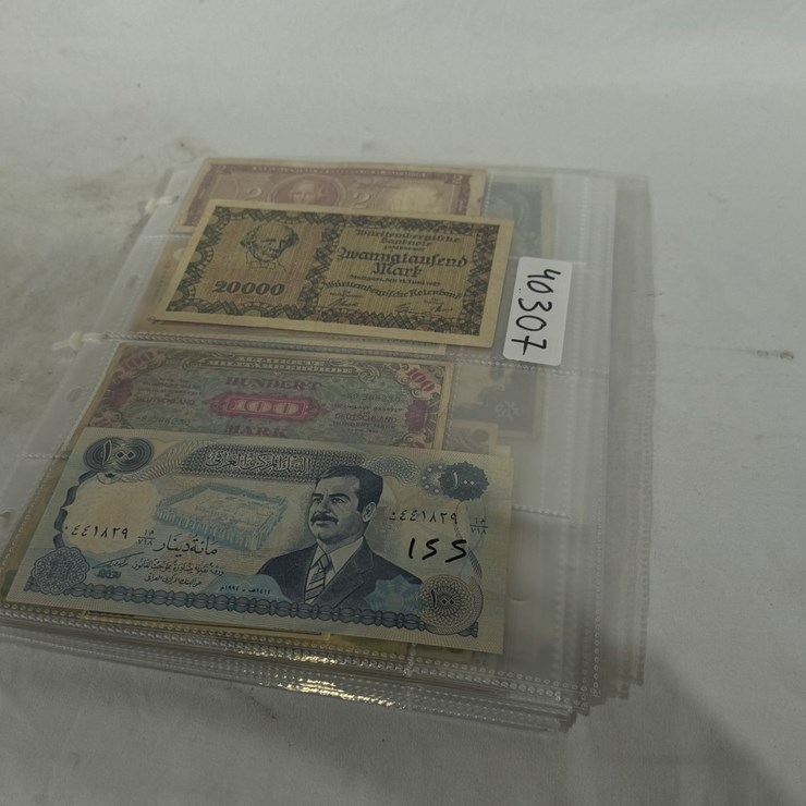 #40307 • FOREIGN CURRENCY BANK NOTES
