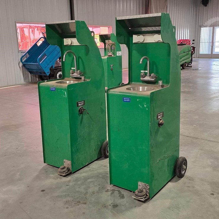 QTY. (2) PORTABLE MOBILE HANDWASHING STATIONS