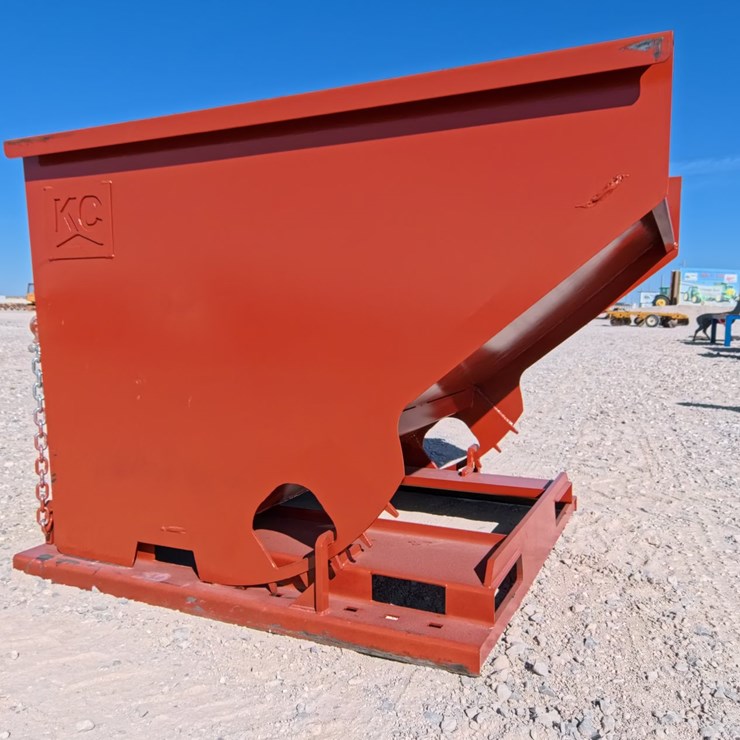#3034 • NEW 2 Yard Self Dumping Hopper