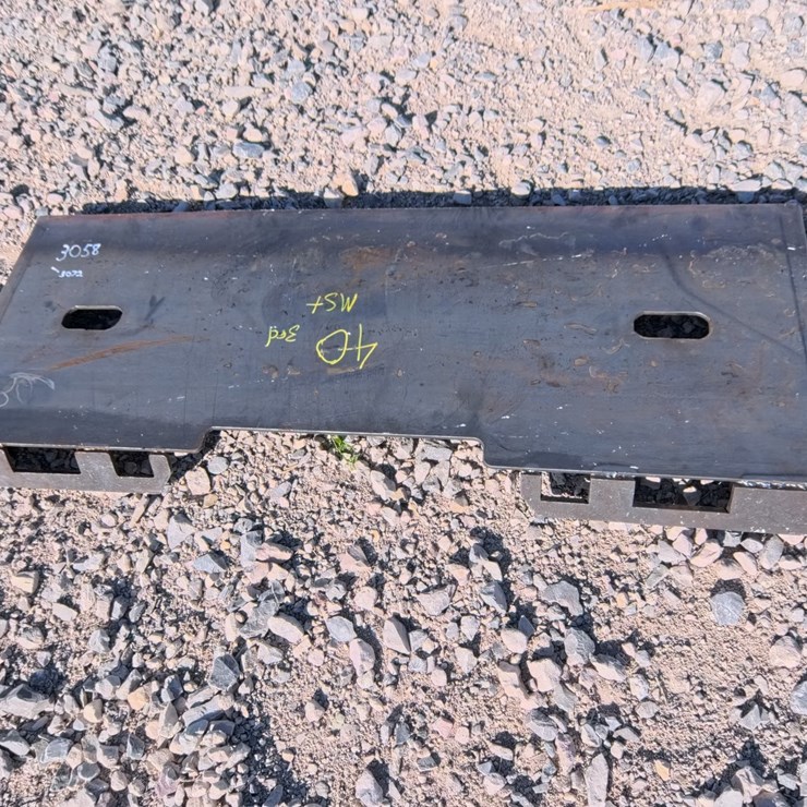#3060 • NEW Skid Steer Quick Attach Plate