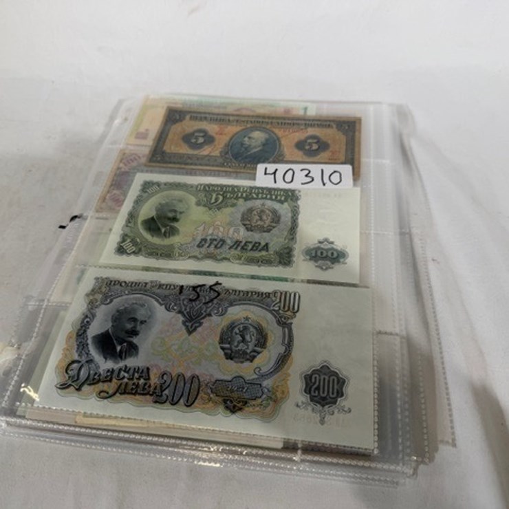 #40310 • FOREIGN CURRENCY BANK NOTES
