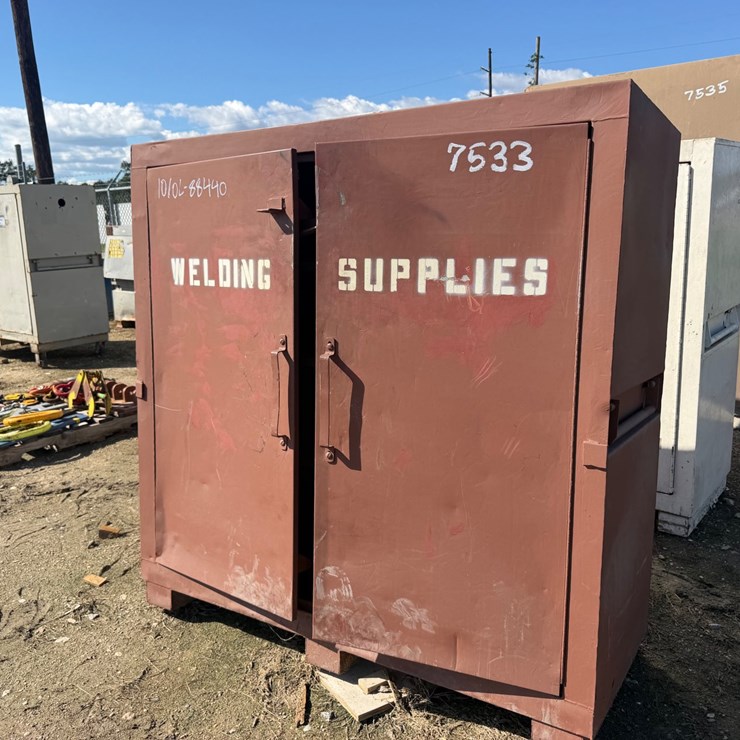#7533 • STEEL CABINET STORAGE CONTAINER