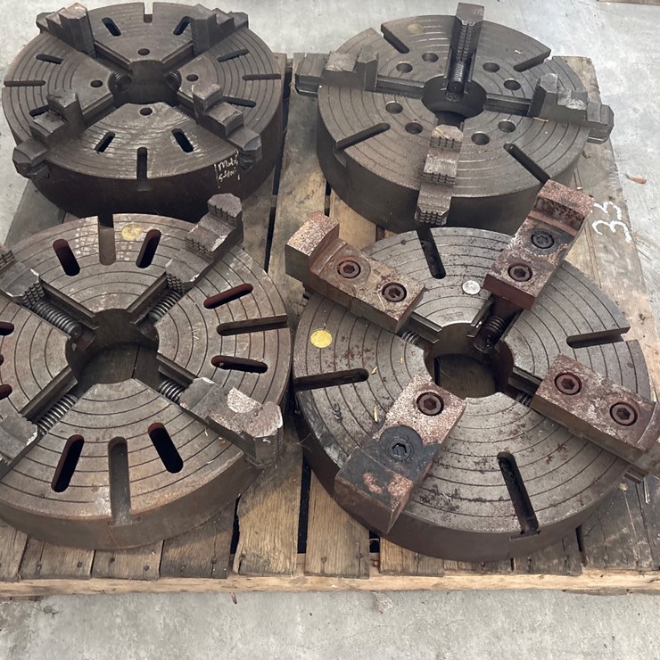 #73 • (4) JAW CHUCK CLAMPS