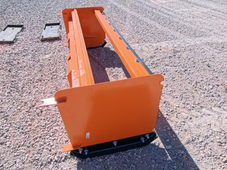 #3087-•-new-sid-steer-quick-attach-8ft-snow-blade-with-pull-back-blade-image-3