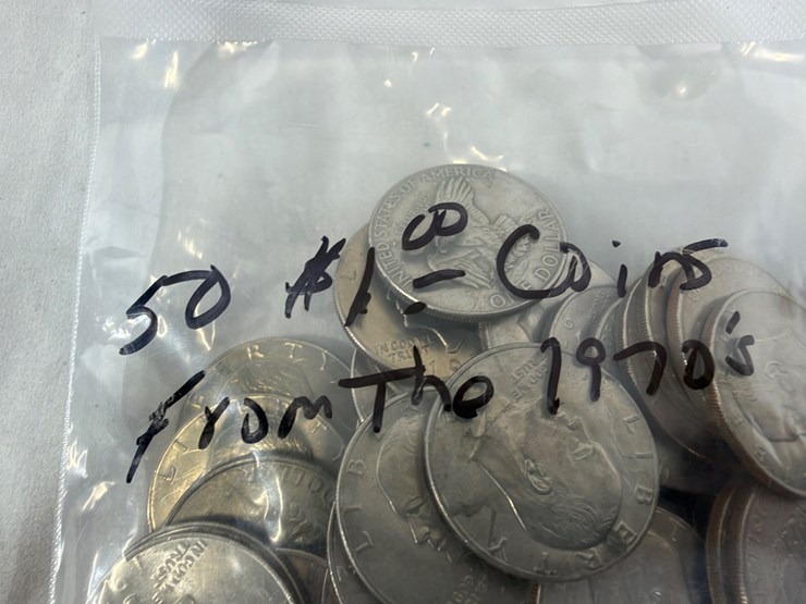 #40135-•-(50)-1970s-dollar-coins-image-8
