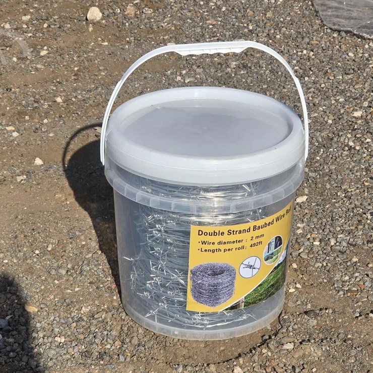 DOUBLE STRAND BARBED 2MM WIRE ROLL