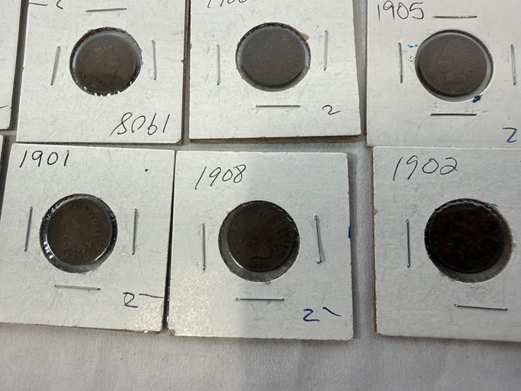 #40144-•-(20)-1901-1908-indian-head-pennies-image-7
