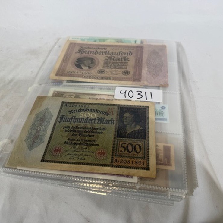 #40311 • FOREIGN CURRENCY BANK NOTES