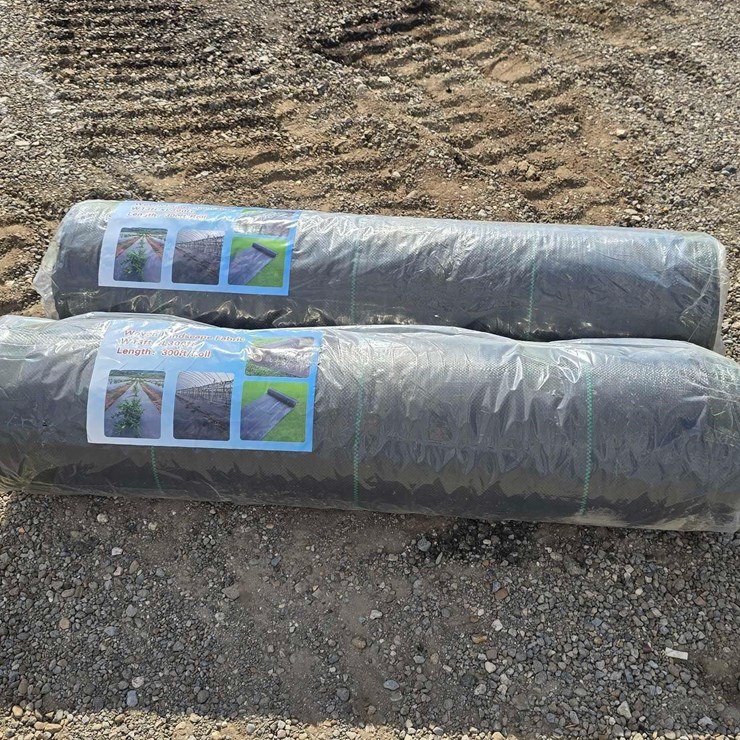 QTY. (2) WOVEN LANDSCAPE FABRIC 300 FT ROLLS