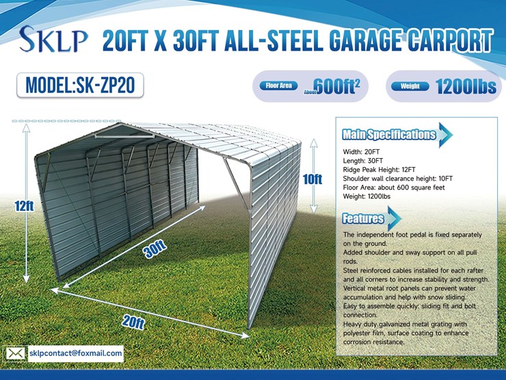sklp-20-x-30-ft-all-steel-garage-carport-image-1