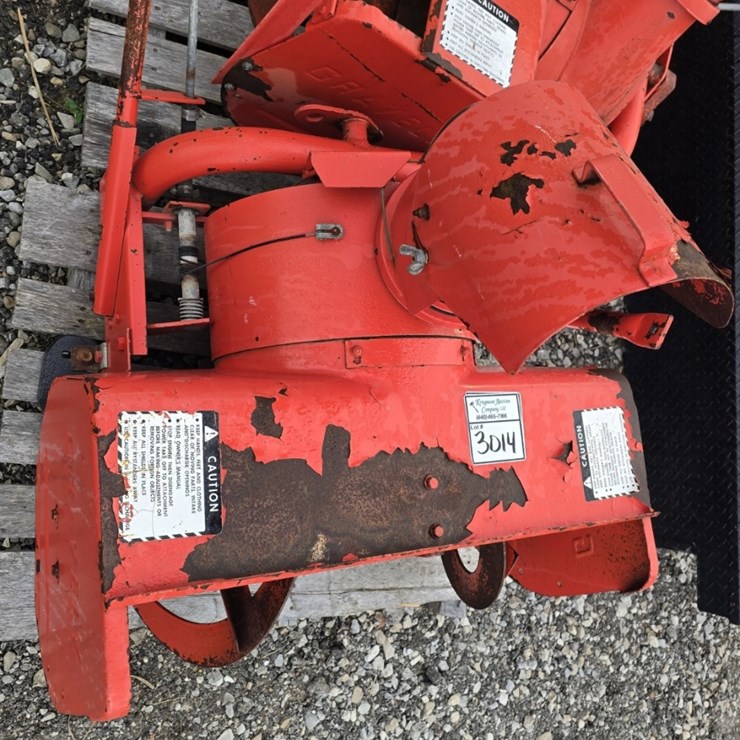 Gravely snow blower attachment