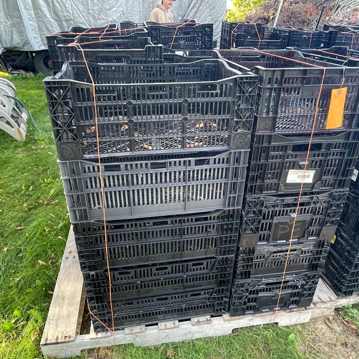 #3220 • Pallet of Stackable Poly Crates