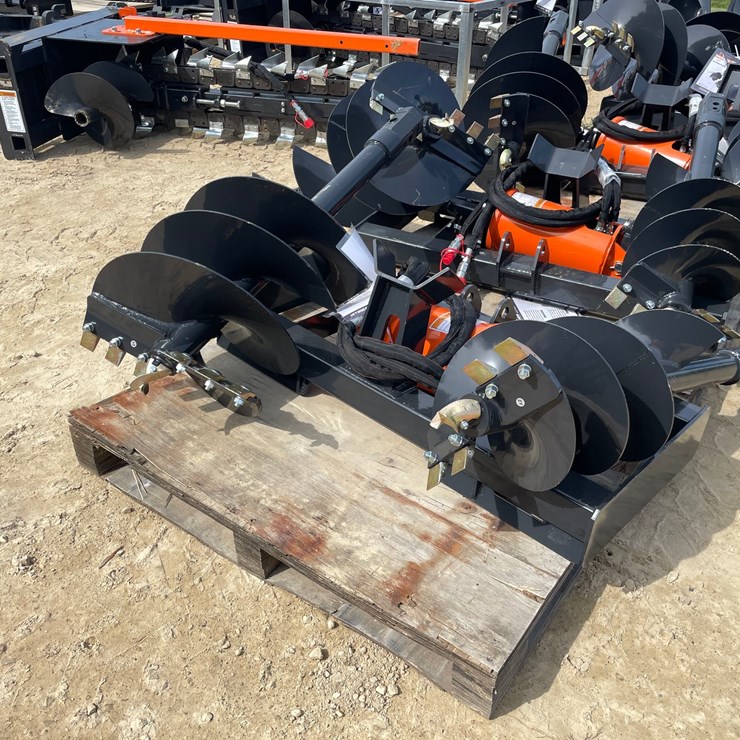 #2055 • Wolverine Skid Steer Auger Drive and Bit Attachment