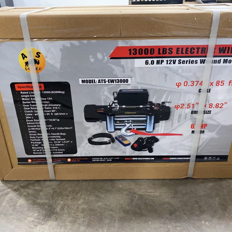 Unused 13000LB Electric Winch