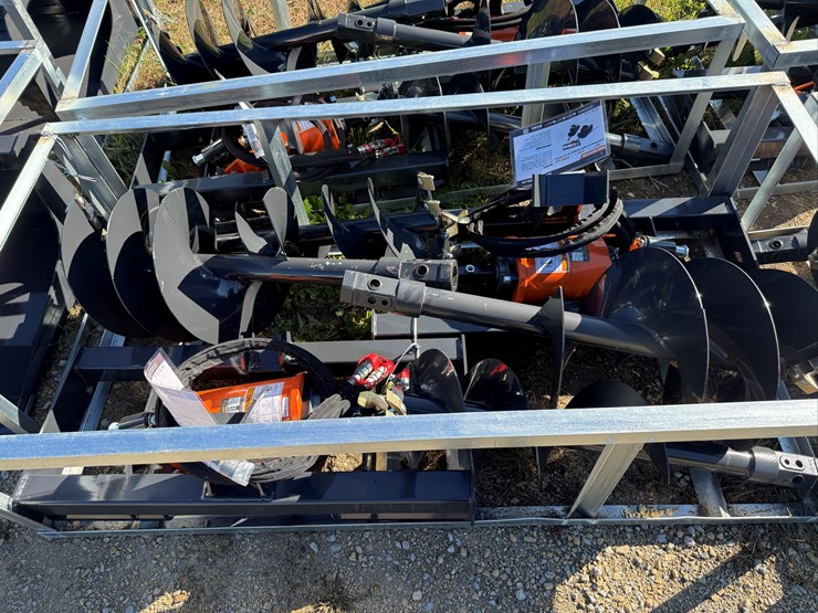 unused-2026-skid-steer-auger-drive-&-bit-attachment-...-you-are-bidding-on-two-rods-&-one-driver-image-2