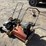#1845-•-craftsman-gas-powered-push-mower-and-husqvarna-walk-behind-leaf-thatcher-for-parts-only-image-1