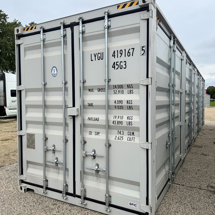 40 ft. One Time Use High Cube (HC) 5-Door Shipping Container at our 534 West Grand Avenue, Beloit location ... Buyer is Responsible for Delivery Fee