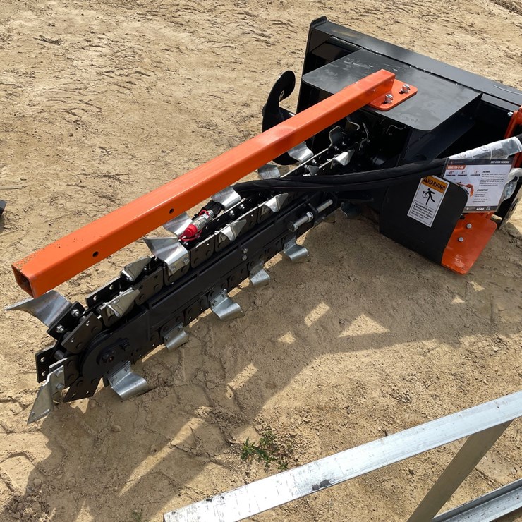 #2044 • Wolverine Skid Steer Trencher Attachment