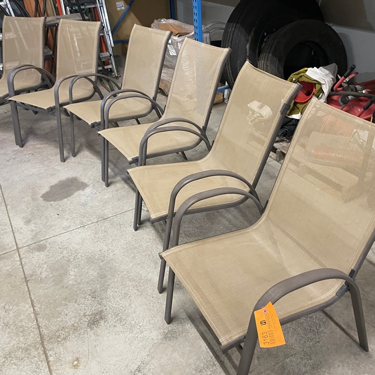 #3163 • (6) Patio Chairs