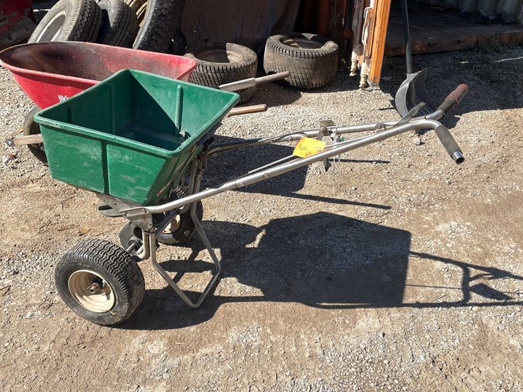 #1843-•-poly-seed-spreader-and-yardworks-metal-wheelbarrow-image-7