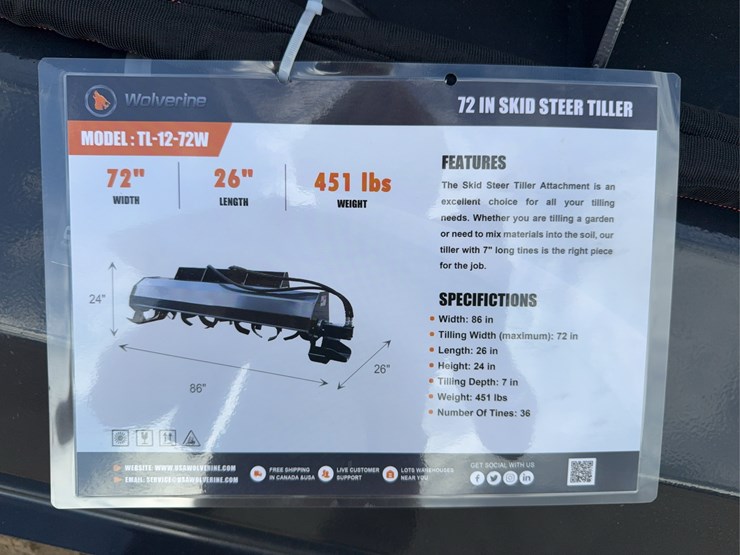 unused-2026-skid-steer-hydraulic-rotary-tiller-attachment-image-2