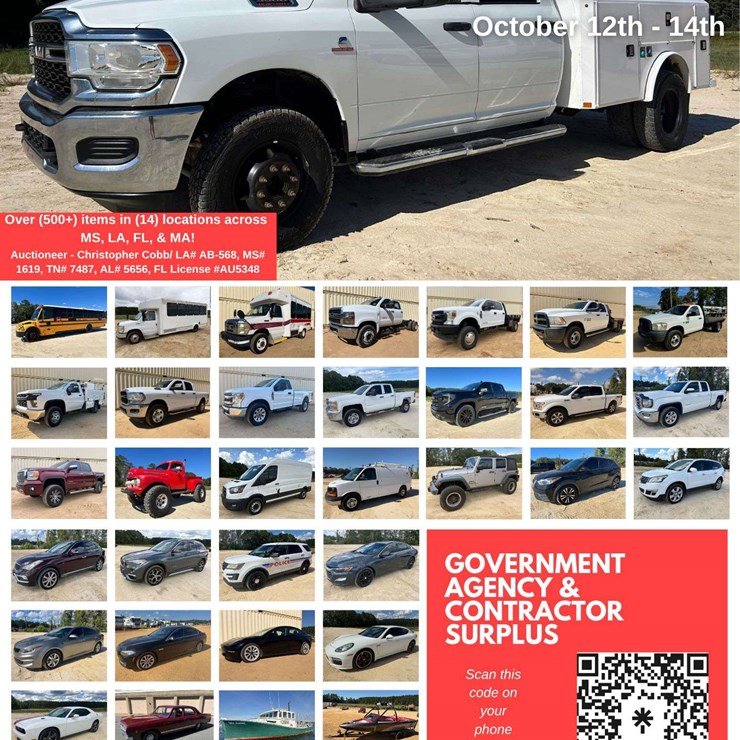 October Auction Flyer