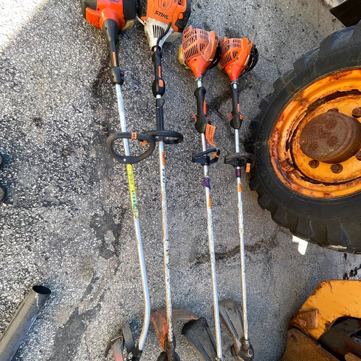 #1857 • (4) Gas Powered Lawn Tools