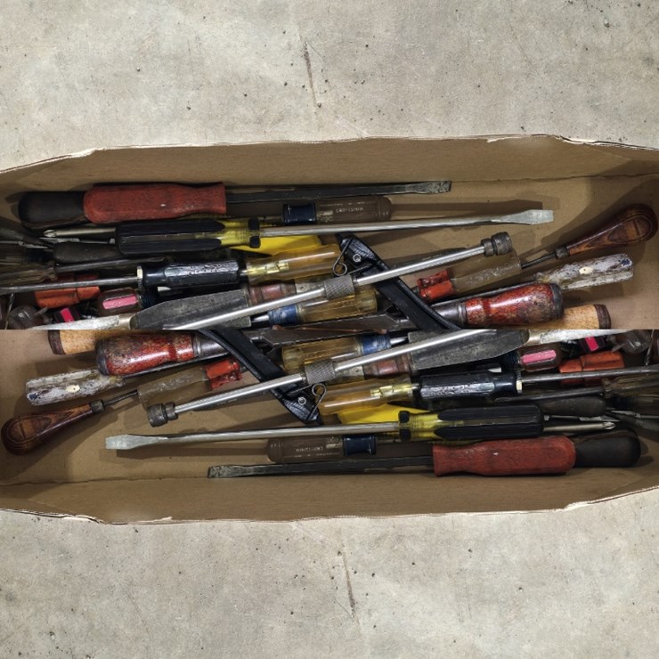 flat of misc tools