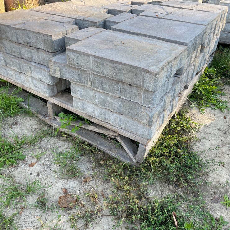 #3188 • (2) Pallets of Decorate Concrete Landscape Pavers