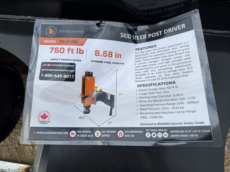 unused-2026-skid-steer-post-driver-...-you-are-bidding-on-one-out-of-the-crate-image-4