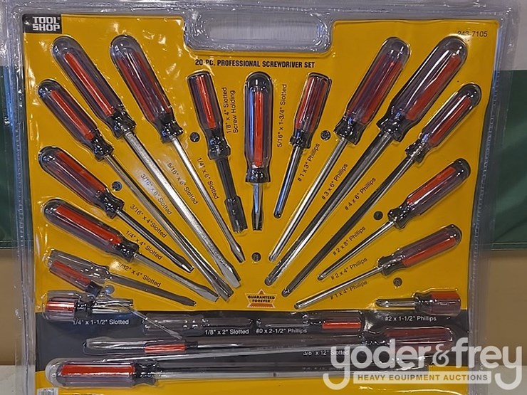 unused-20-pc-professional-sears-type-screwdriver-set-image-5